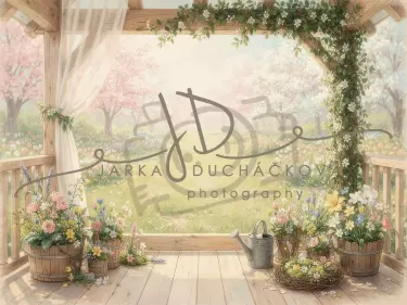 Jarní terasa květinová 41