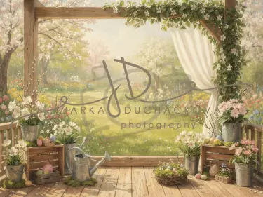 Jarní terasa květinová 42