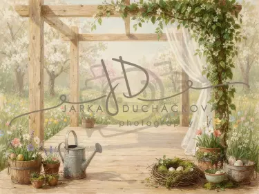 Jarní terasa květinová 43