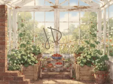 Skleník s jahodami 9