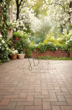 SPOJENÉ pozadí - Zahradní koutek 1