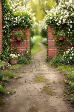 SPOJENÉ pozadí - Zahradní koutek 8