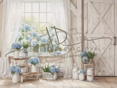 Stodola s hortenziemi 15