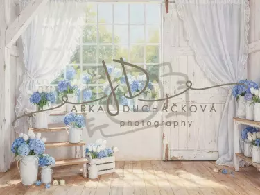 Stodola s hortenziemi 16