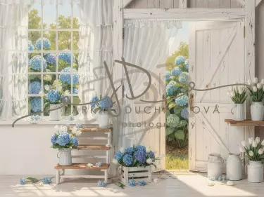 Stodola s hortenziemi 21