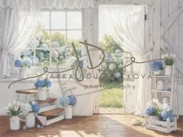 Stodola s hortenziemi 23