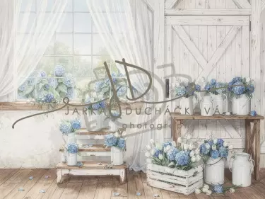 Stodola s hortenziemi 5