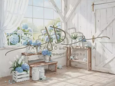 Stodola s hortenziemi 9