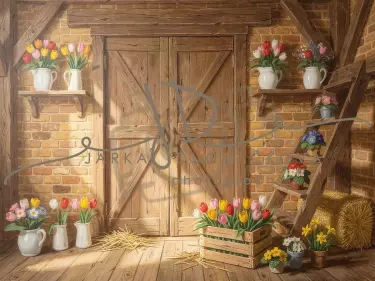 Stodola s květinami 12