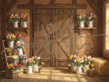 Stodola s květinami 13