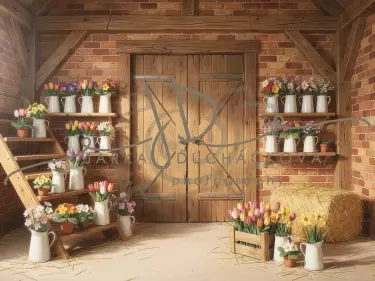 Stodola s květinami 16