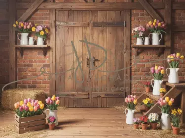 Stodola s květinami 17