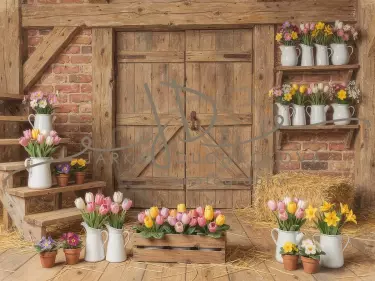 Stodola s květinami 19