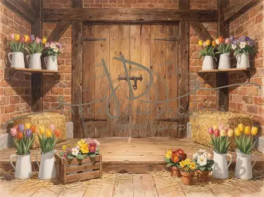 Stodola s květinami 20