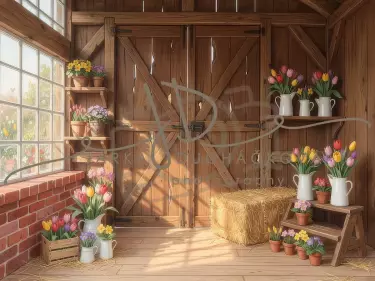 Stodola s květinami 23