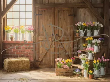 Stodola s květinami 33
