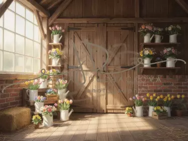 Stodola s květinami 35