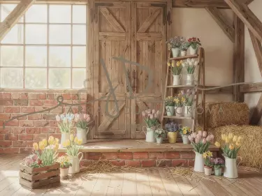 Stodola s květinami 39