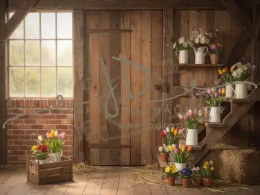 Stodola s květinami 40