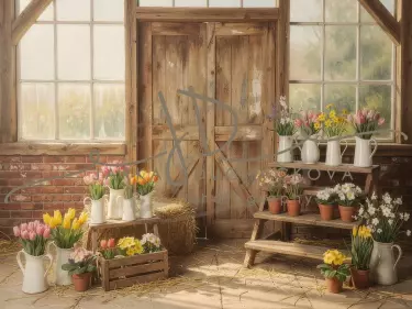 Stodola s květinami 44