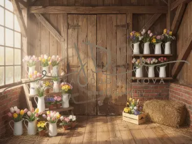 Stodola s květinami 45