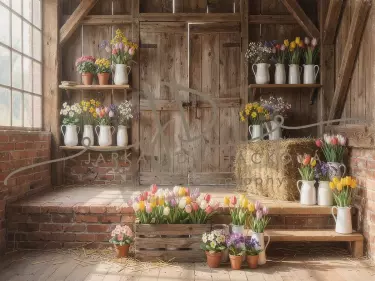 Stodola s květinami 46