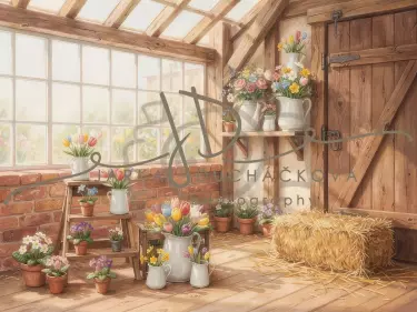 Stodola s květinami 49