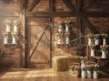 Stodola s květinami 5