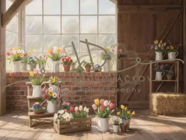 Stodola s květinami 53