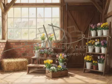 Stodola s květinami 56