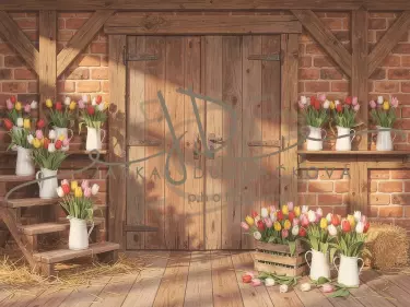 Stodola s květinami 8