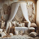 BOHO s pohovkou a nebesa