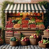 FRUIT - ovoce a zelenina stánky