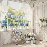 Stodoly / pokoje s hortenziemi 