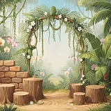 Džungle / les malované vzory