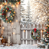 Zasněžená přírodní scéna